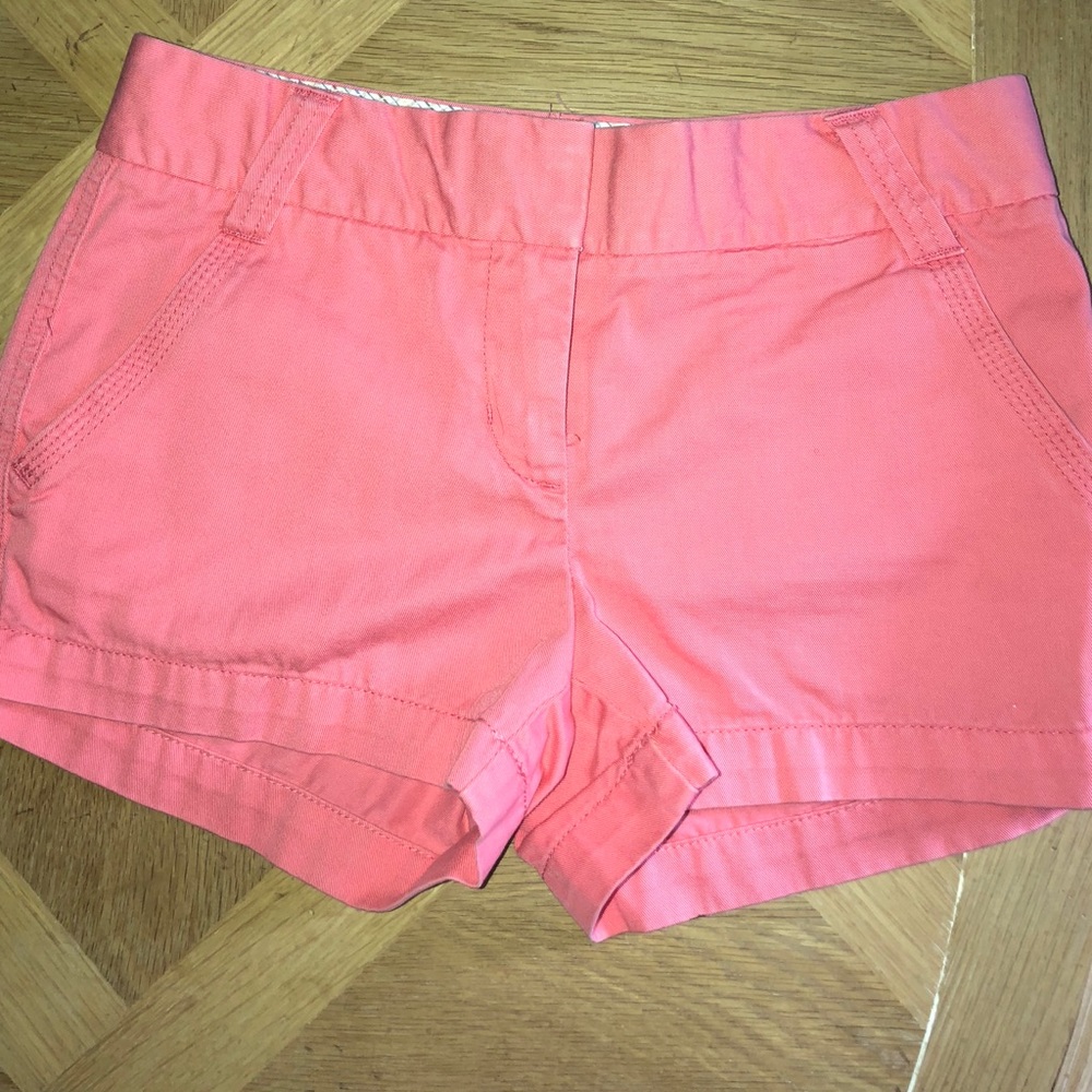 J. CREW Peach shorts- size 0